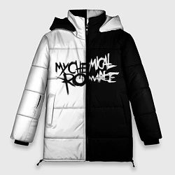 Куртка зимняя женская My Chemical Romance, цвет: 3D-красный