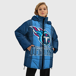 Куртка зимняя женская Tennessee Titans, цвет: 3D-черный — фото 2