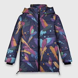 Женская зимняя куртка Райские попугаи