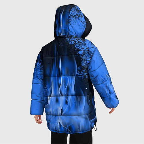 Женская зимняя куртка Brawl Stars LEON / 3D-Черный – фото 4