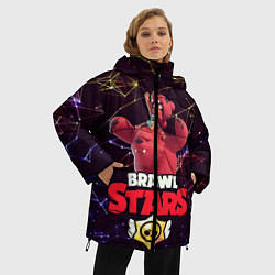 Куртка зимняя женская Brawl Stars - Nita, цвет: 3D-черный — фото 2