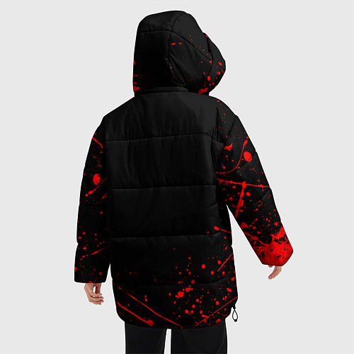 Женская зимняя куртка ВЕДЬМАК / 3D-Черный – фото 4