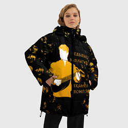 Куртка зимняя женская Ведьмак Сериал, цвет: 3D-черный — фото 2