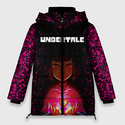 Куртка зимняя женская UNDERTALE FRISK, цвет: 3D-черный