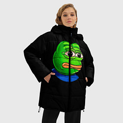 Куртка зимняя женская Frog, цвет: 3D-черный — фото 2