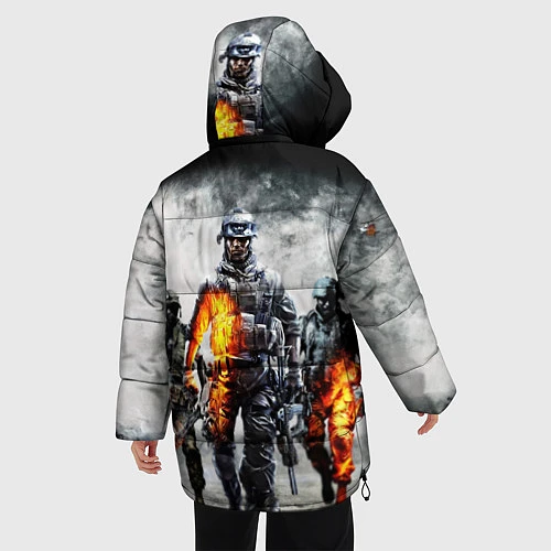 Женская зимняя куртка Battlefield / 3D-Черный – фото 4