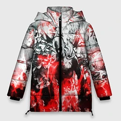 Женская зимняя куртка One-Punch Man Collage