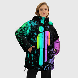Куртка зимняя женская BILLIE EILISH, цвет: 3D-светло-серый — фото 2