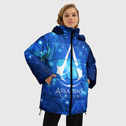 Куртка зимняя женская ASSASSINS CREED, цвет: 3D-красный — фото 2