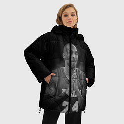 Куртка зимняя женская Коби Брайант, цвет: 3D-черный — фото 2