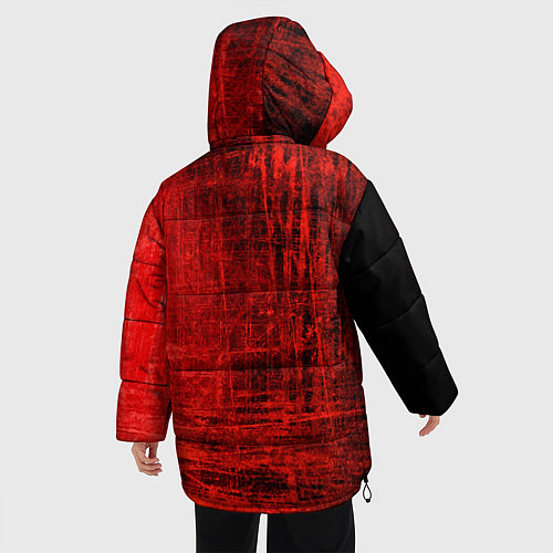 Женская зимняя куртка Three Days Grace / 3D-Красный – фото 4