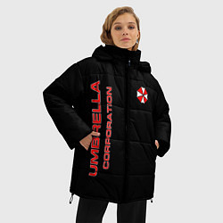 Куртка зимняя женская Umbrella Corporation, цвет: 3D-черный — фото 2