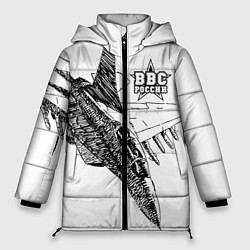Женская зимняя куртка ВВС России
