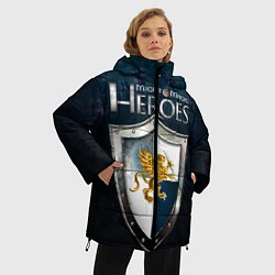 Куртка зимняя женская Heroes of Might and Magic, цвет: 3D-черный — фото 2
