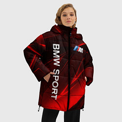 Куртка зимняя женская BMW БМВ Z, цвет: 3D-красный — фото 2