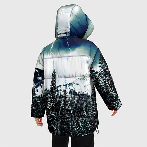 Женская зимняя куртка Сибирь / 3D-Черный – фото 4