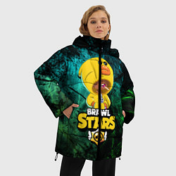 Куртка зимняя женская Brawl Stars Leon Selly, цвет: 3D-красный — фото 2
