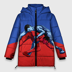 Куртка зимняя женская Борьба, цвет: 3D-светло-серый