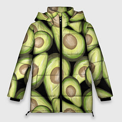 Женская зимняя куртка Avocado background