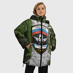 Куртка зимняя женская Офисные войска, цвет: 3D-черный — фото 2