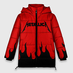 Куртка зимняя женская METALLICA, цвет: 3D-черный