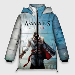 Куртка зимняя женская Assassins Creed, цвет: 3D-светло-серый
