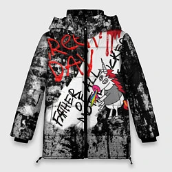 Куртка зимняя женская Green Day - Father of All MF, цвет: 3D-красный