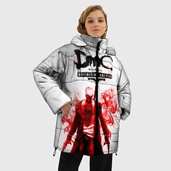 Куртка зимняя женская Devil may cry, цвет: 3D-черный — фото 2