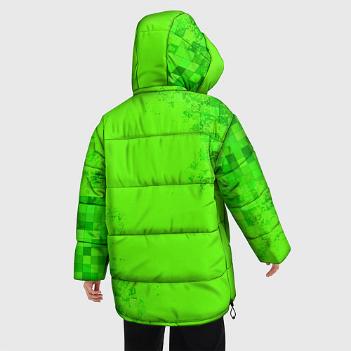 Женская зимняя куртка MINECRAFT / 3D-Черный – фото 4