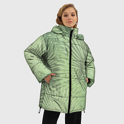 Куртка зимняя женская В джунгли, цвет: 3D-черный — фото 2