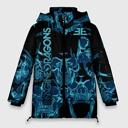 Куртка зимняя женская Imagine Dragons, цвет: 3D-черный