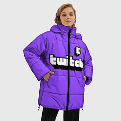 Куртка зимняя женская Twitch, цвет: 3D-красный — фото 2