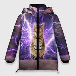 Куртка зимняя женская Котушка Теслы, цвет: 3D-светло-серый