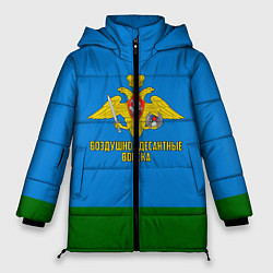 Куртка зимняя женская Воздушно - десантные войска, цвет: 3D-красный