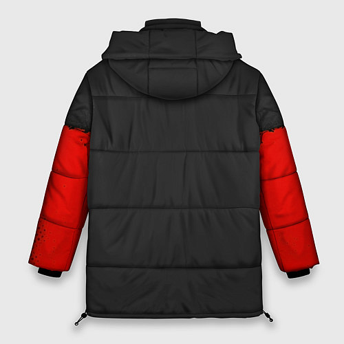 Женская зимняя куртка Очень странные дела / 3D-Красный – фото 2