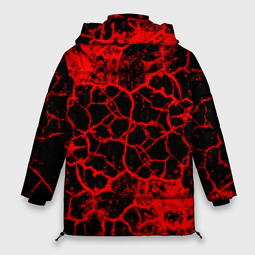 Женская зимняя куртка CountryHumans / 3D-Красный – фото 2