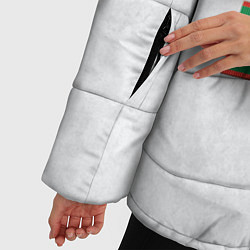 Куртка зимняя женская Бывших не бывает погранвойска, цвет: 3D-черный — фото 2
