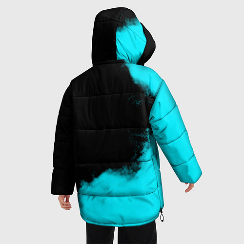 Женская зимняя куртка Пограничные Войска / 3D-Черный – фото 4