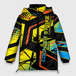 Куртка зимняя женская Counter-Strike, цвет: 3D-черный