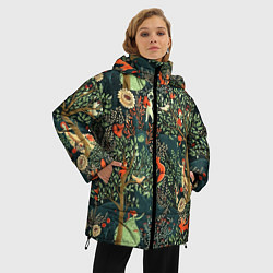 Куртка зимняя женская Abstraction Pattern, цвет: 3D-светло-серый — фото 2