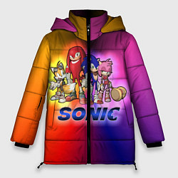 Куртка зимняя женская Команда Соника, цвет: 3D-светло-серый