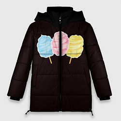 Куртка зимняя женская Сладкая вата, цвет: 3D-черный