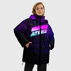 Куртка зимняя женская ATEEZ neon, цвет: 3D-черный — фото 2