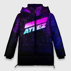 Куртка зимняя женская ATEEZ neon, цвет: 3D-светло-серый