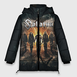Куртка зимняя женская Sabaton Band, цвет: 3D-светло-серый