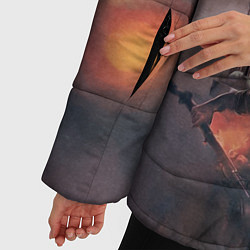 Куртка зимняя женская War, цвет: 3D-черный — фото 2