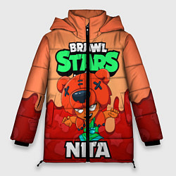 Куртка зимняя женская BRAWL STARS NITA, цвет: 3D-черный