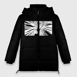 Куртка зимняя женская Demon Slayer, Zenitsu, цвет: 3D-черный
