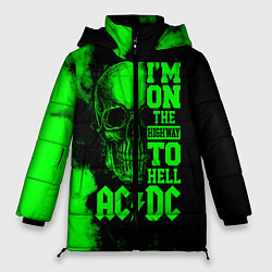 Женская зимняя куртка I'm on the highway to hell ACDC