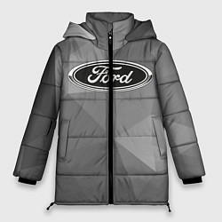 Куртка зимняя женская Ford чб, цвет: 3D-красный